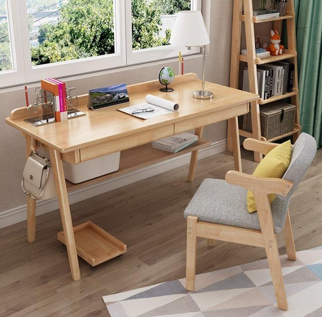 Solid Wood Study Table| SEAN - onehappyhome