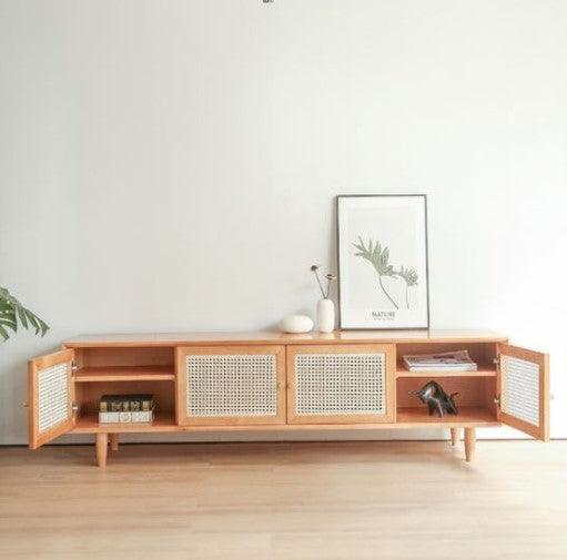 Solid Wood TV Console | TINA - onehappyhome
