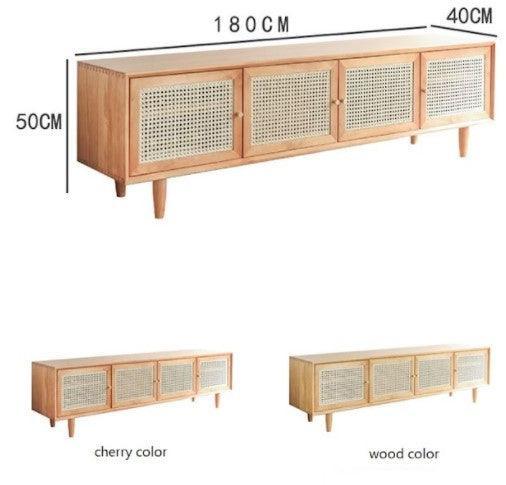 Solid Wood TV Console | TINA - onehappyhome