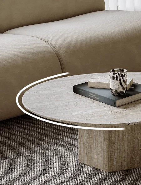 Travertine Coffee Table | SILAS - onehappyhome