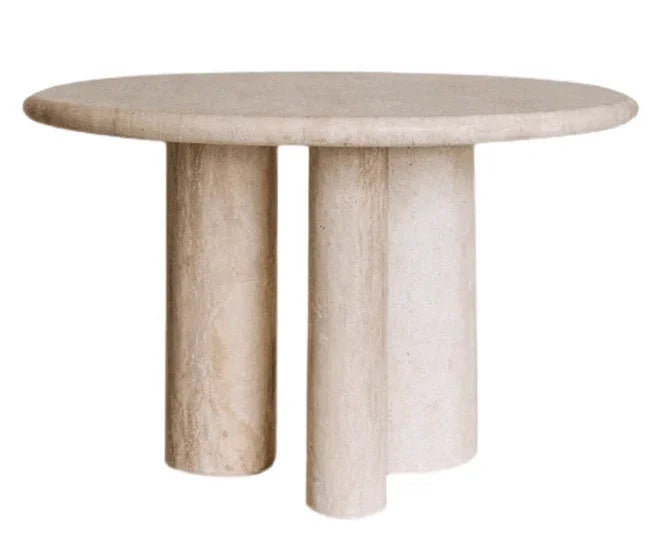 Travertine Dining Table | SWARA - onehappyhome