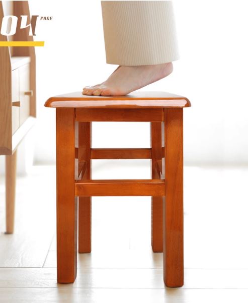 Wood Stool | BEN - onehappyhome