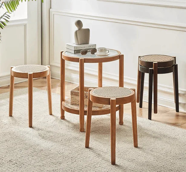 Wood Stool | UMA - onehappyhome