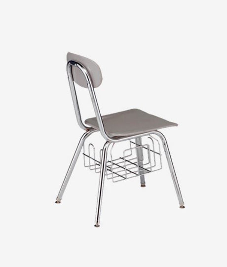 Student Chair with Under-Seat Basket