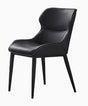 Black leather chair 