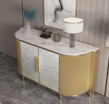 2 Door Shell Sideboard Cabinet | SHUKTI - onehappyhome