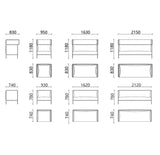 2-Seater Lounge Sofa | LUCA - onehappyhome