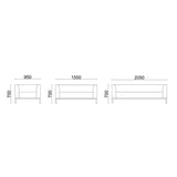 3-Seater Louge Sofa | PIETRO - onehappyhome