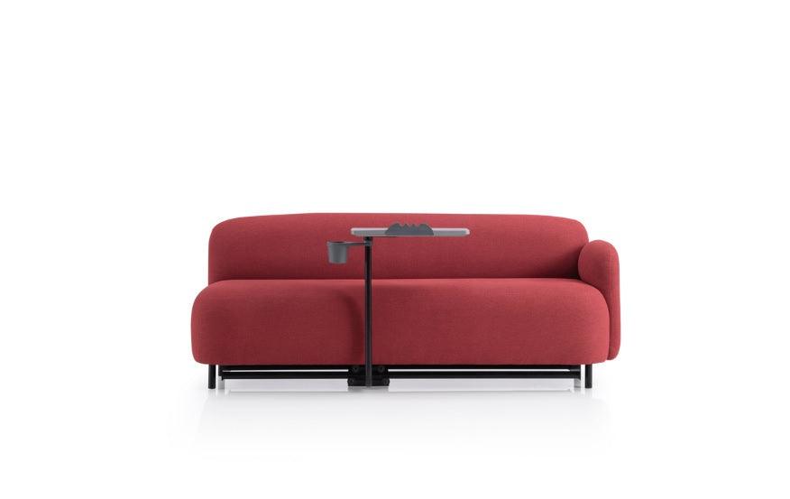 3-seater sofa with tablet