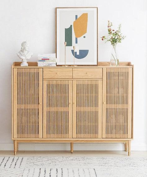 4 Door Shoe Cabinet with Drawers | SIDDH - onehappyhome