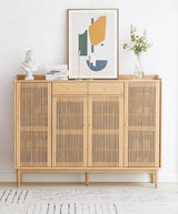 4 Door Shoe Cabinet with Drawers | SIDDH - onehappyhome