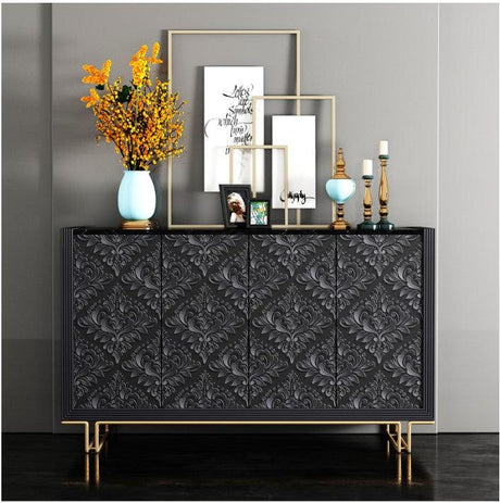 black entryway sideboard cabinet