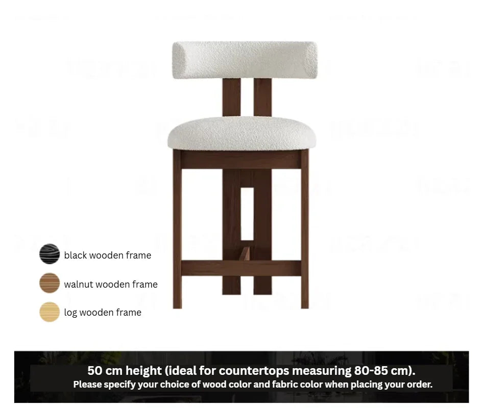 Solid Wood Bar Chair | DEVAL