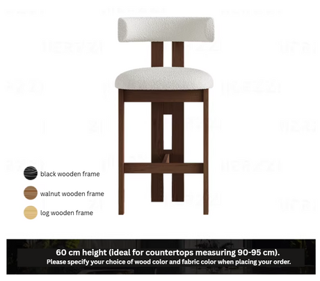 Solid Wood Bar Chair | DEVAL