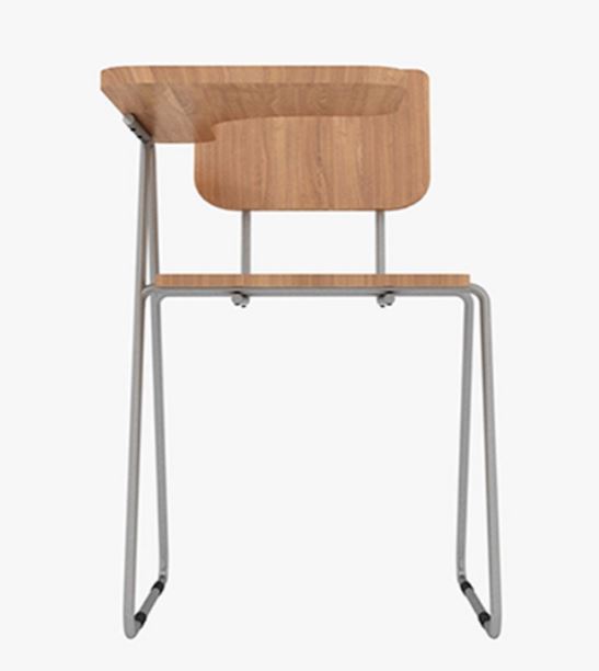 Minimalist School Chair with Writing Board | CHI
