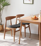 wood dining side chair