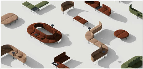 8-Seater Modular Sofa (with space in the middle) | COBY - onehappyhome