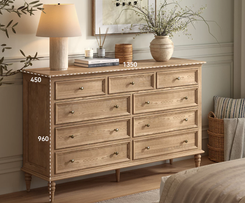 9-Drawer Chest of Drawers | FARIHIN