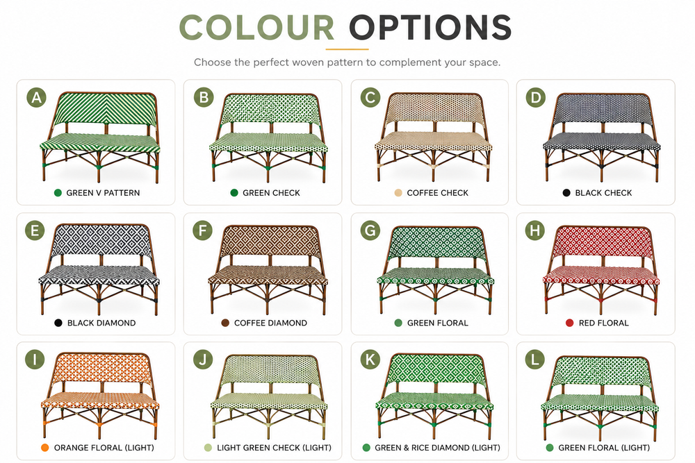 Luca Charlotte Outdoor Bench