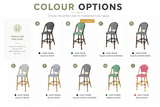 Outdoor Bar Chair with Armrests | CHARLOTTE
