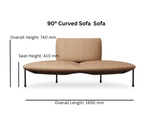 Curved Modular Sofa | COBY