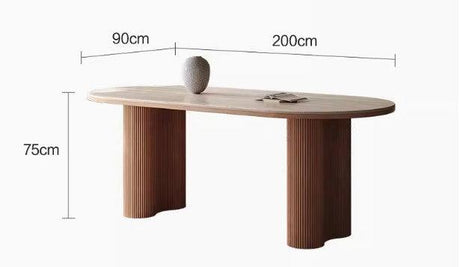 Travertine Dining Table | PAVANA