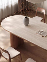 Travertine Dining Table | PAVANA