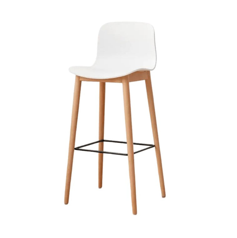 white minimalist bar chair