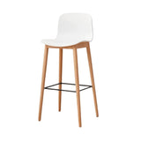 white minimalist bar chair