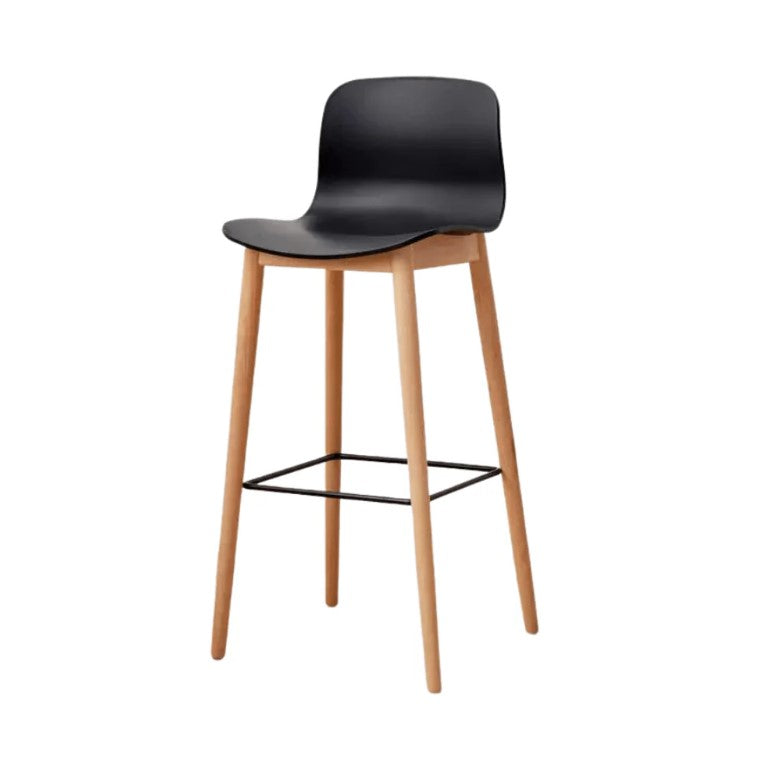 black minimalist bar chair