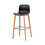 black minimalist bar chair