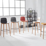 Minimalist Bar Stool (Set of 2)| ALICIA