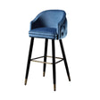 velvet luxury bar chair