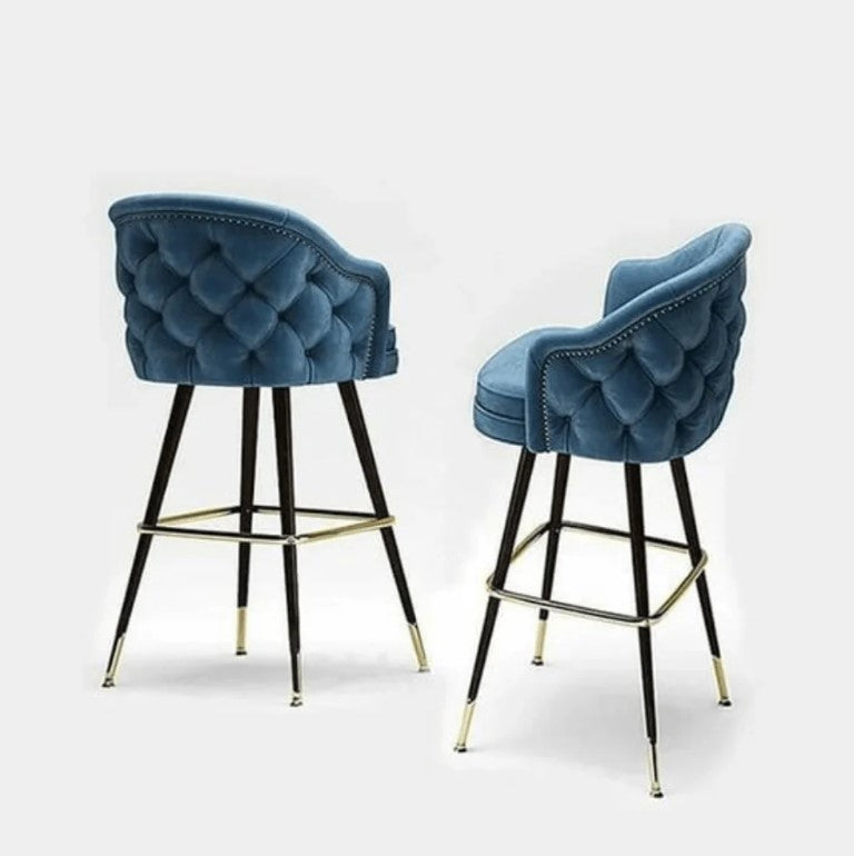 velvet luxury bar chair