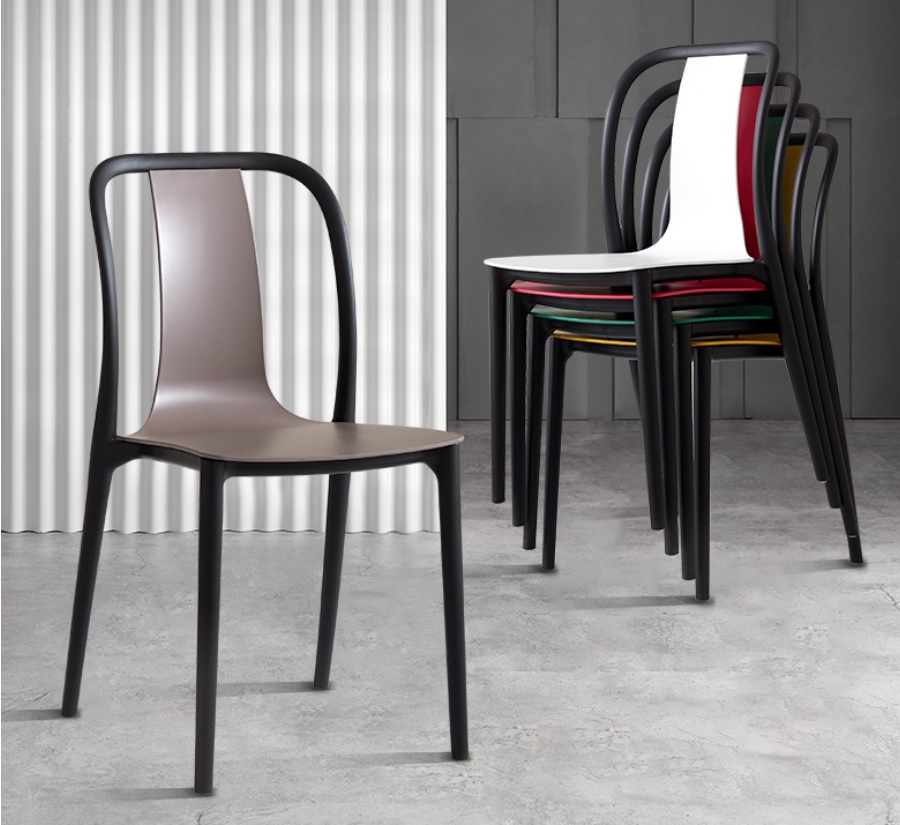 PP stackable dining side chair