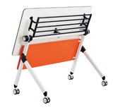 rectangle-shape foldable collaborative table