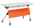 rectangle-shape foldable collaborative table