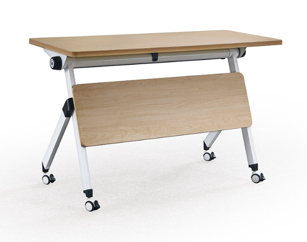 wood foldable training table