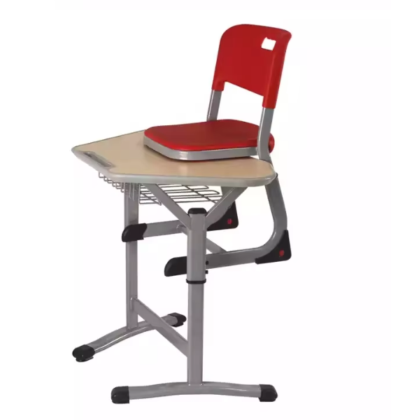 Height Adjustable Collaborative Classroom Table w/ Storage - Cantilevered | AMANDA