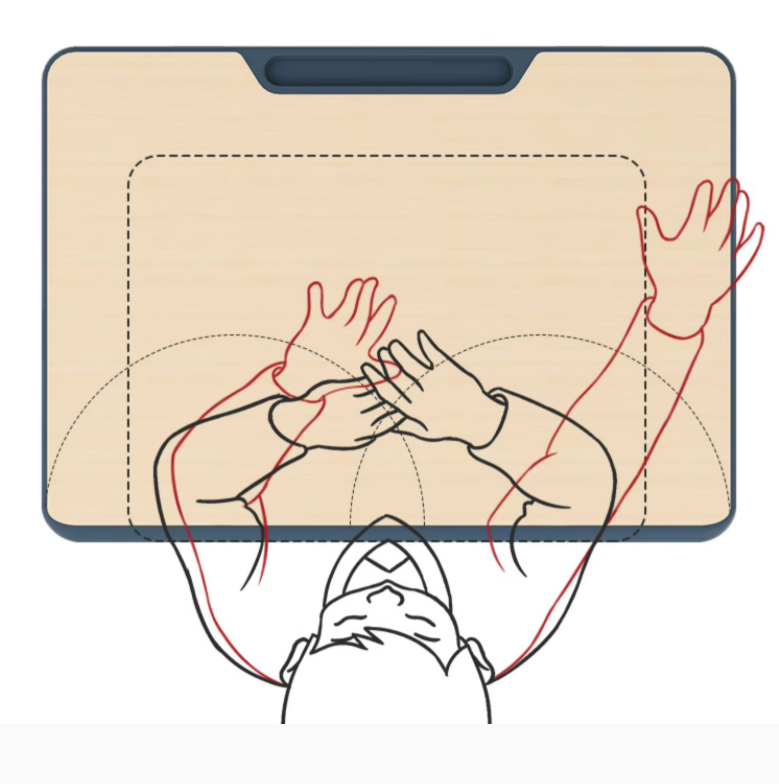 Height Adjustable Classroom Table w/ Storage W700 - Cantilevered | ALMA