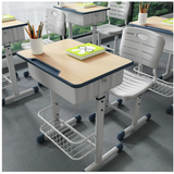 Height Adjustable Classroom Table w/ Storage W700 - Cantilevered | ALMA