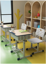 Height Adjustable Classroom Table w/ Storage W700 - Cantilevered | ALMA