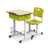 Height Adjustable Classroom Table w/ Storage W700 - Cantilevered | ALMA