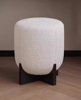 Bouclé Ottoman Stool | ARLO