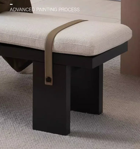 Wood Bench with Removable &amp; Washable Seat Cover | UMA