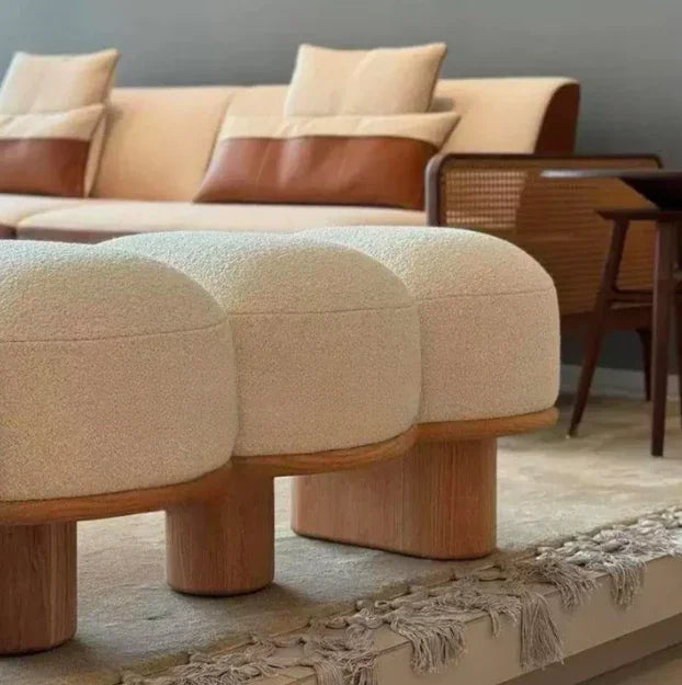 Modern Boucle Bench | VIHAAN