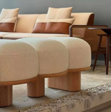 Modern Boucle Bench | VIHAAN