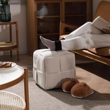 Woven Cube Pouf | LUMO