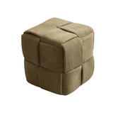 Woven Cube Pouf | LUMO