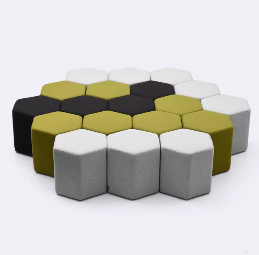 Hexagon Pouf / Stool | SHATKON